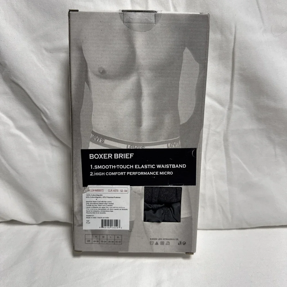 Levi's Men's Boxer Briefs Size  Small Pack Of 4